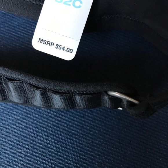 NWT Donna Karan Active Sport Unlined Underwire Bra 35137 Black - Picture 7 of 8